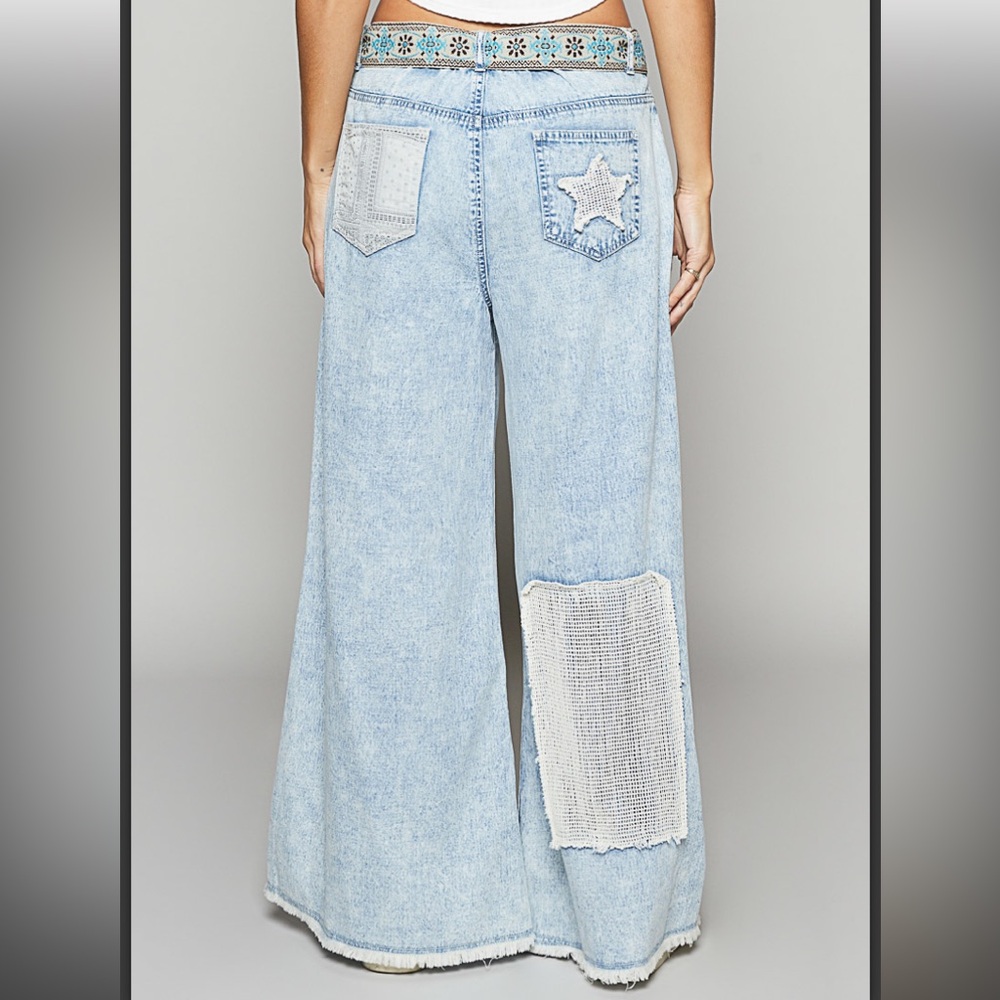 100 ๐POL Crochet See Through Star pants - Picture 3 of 5